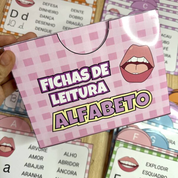 Fichas de leitura Alfabeto