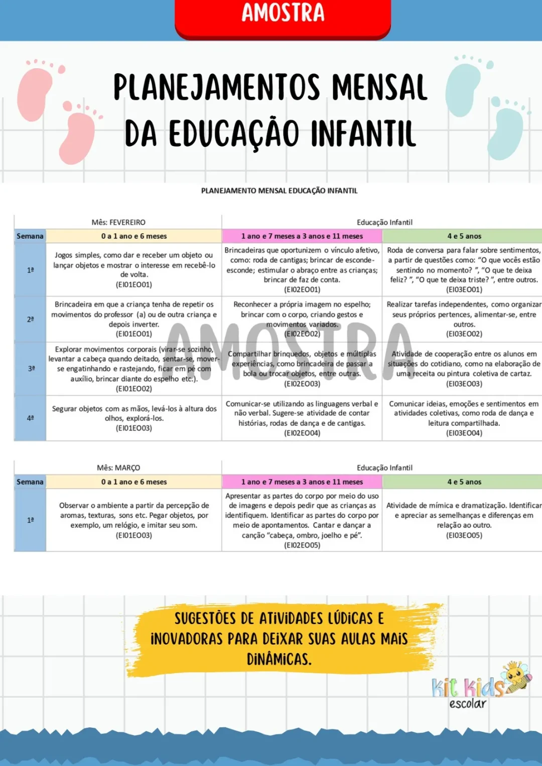 Planejamentos de Aulas BNCC 2025 para Educação Infantil - Image 2