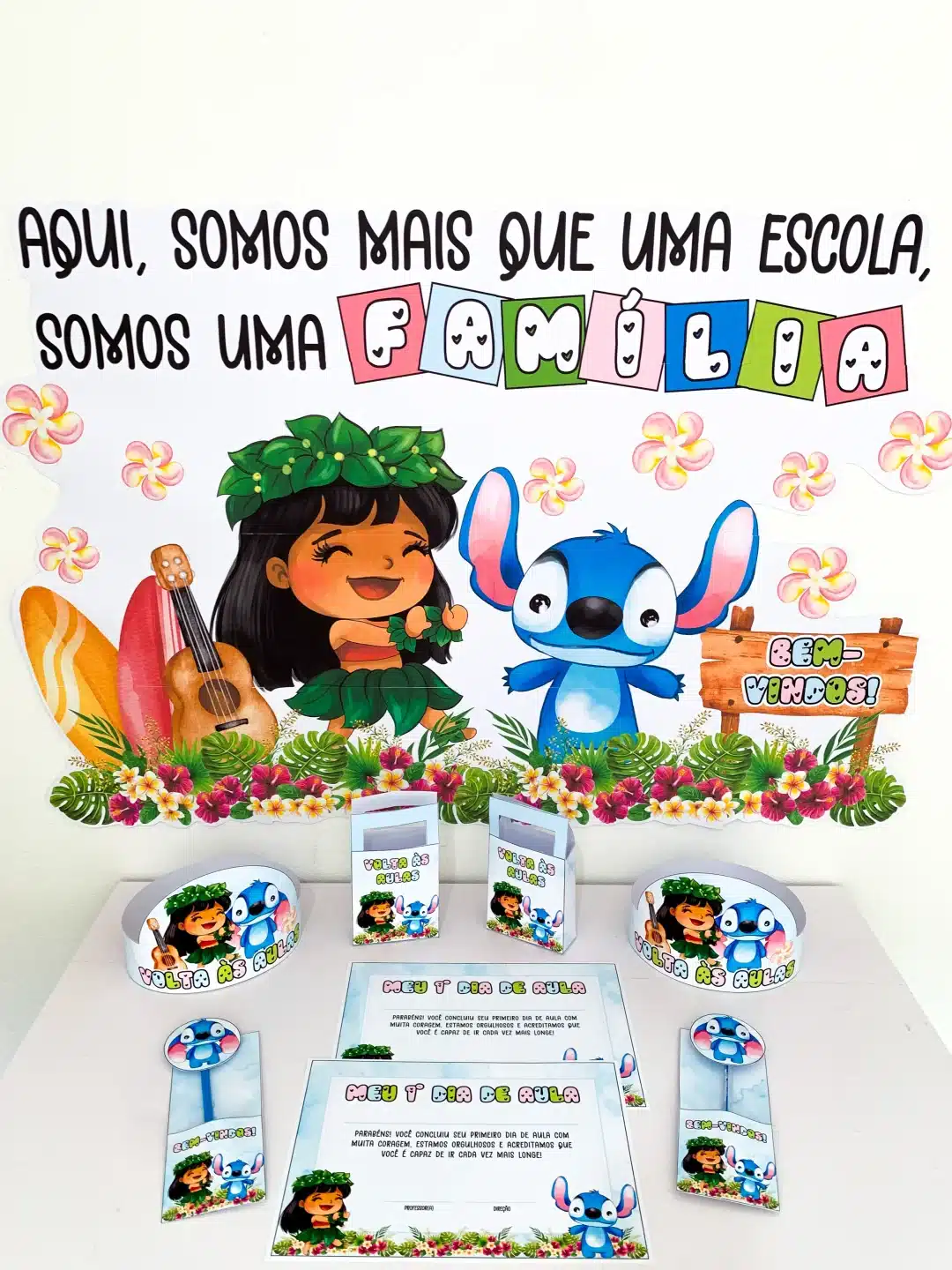 Kit Volta às Aulas - Tema Stitch