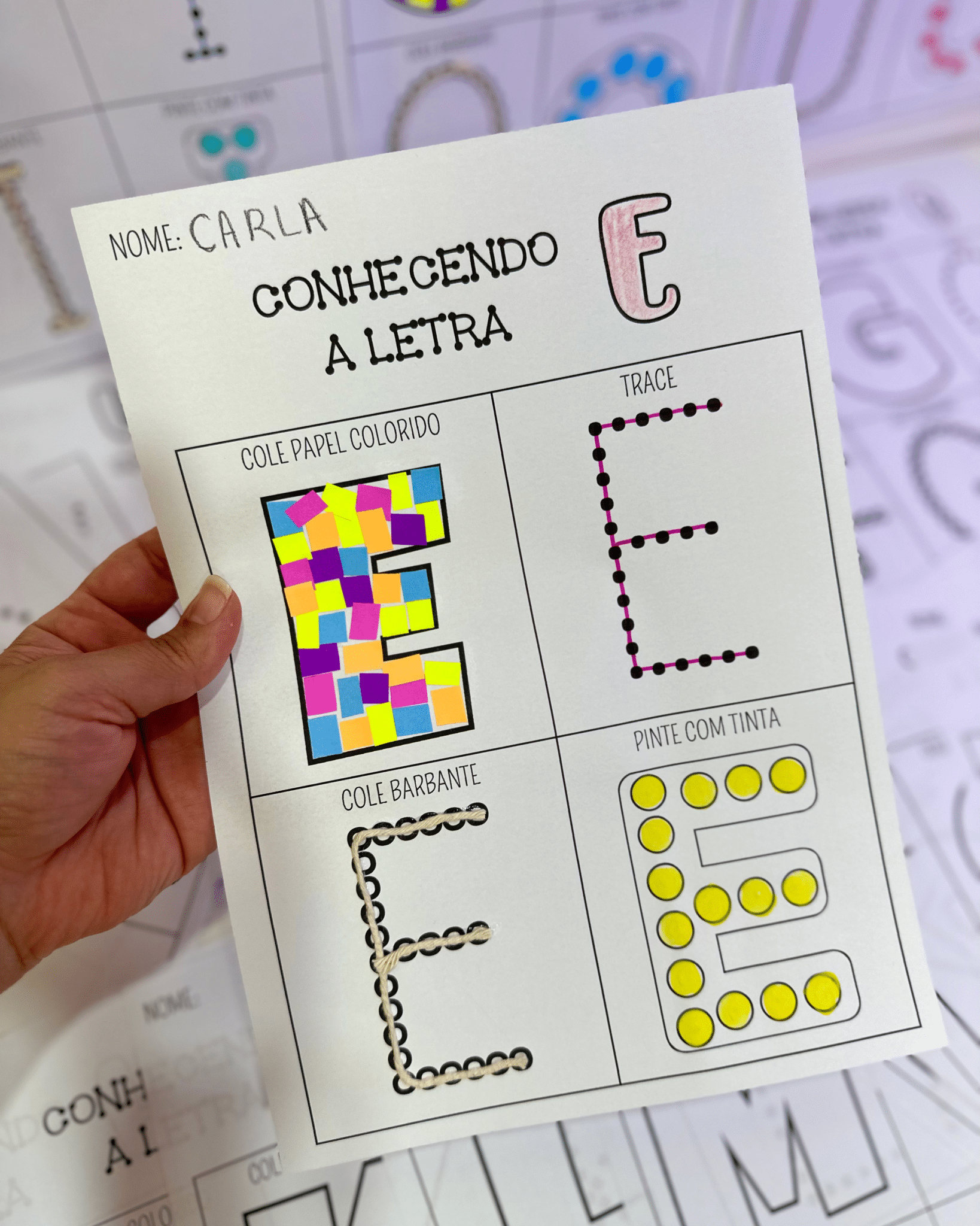 Conhecendo a Letra – Kit Kids Escolar