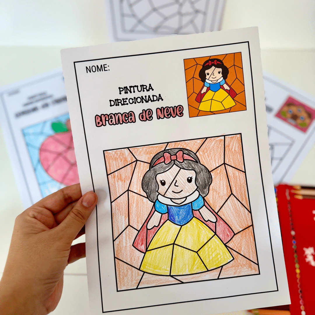 Pintura Direcionada Branca de Neve