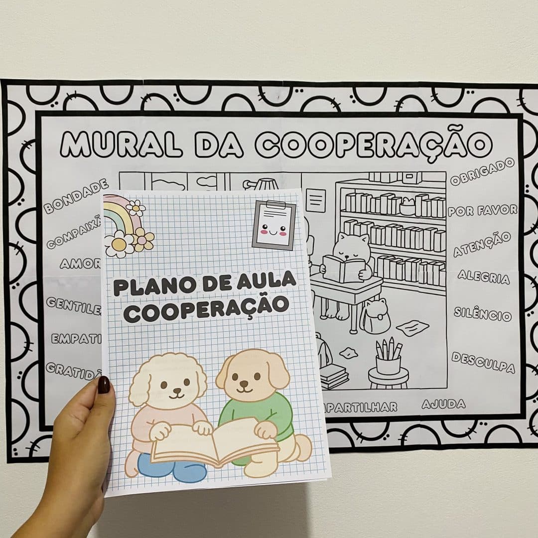 Painel + Plano de Aula - Tema Cooperação