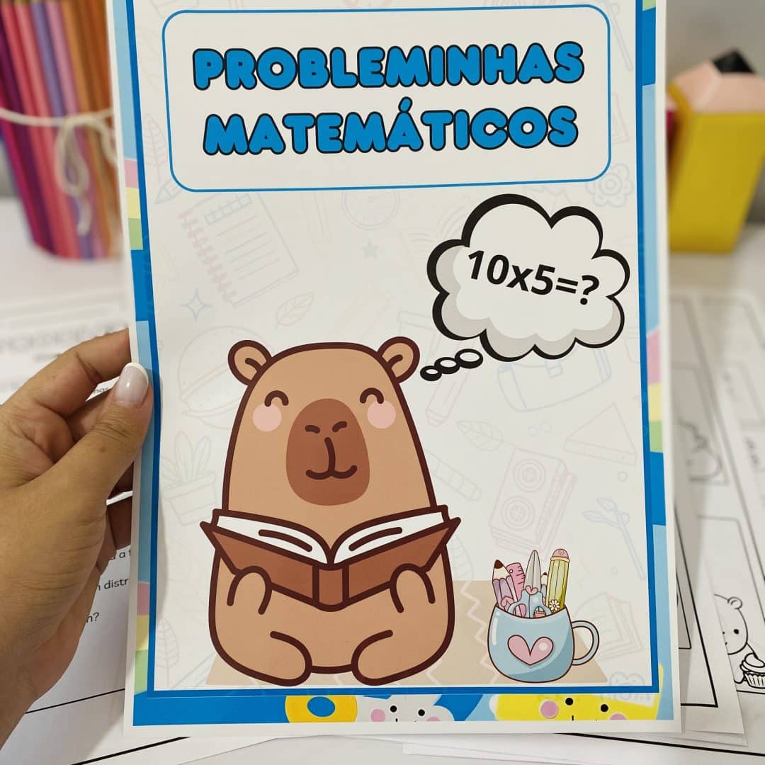 Probleminhas Matemáticos tema Capivaras