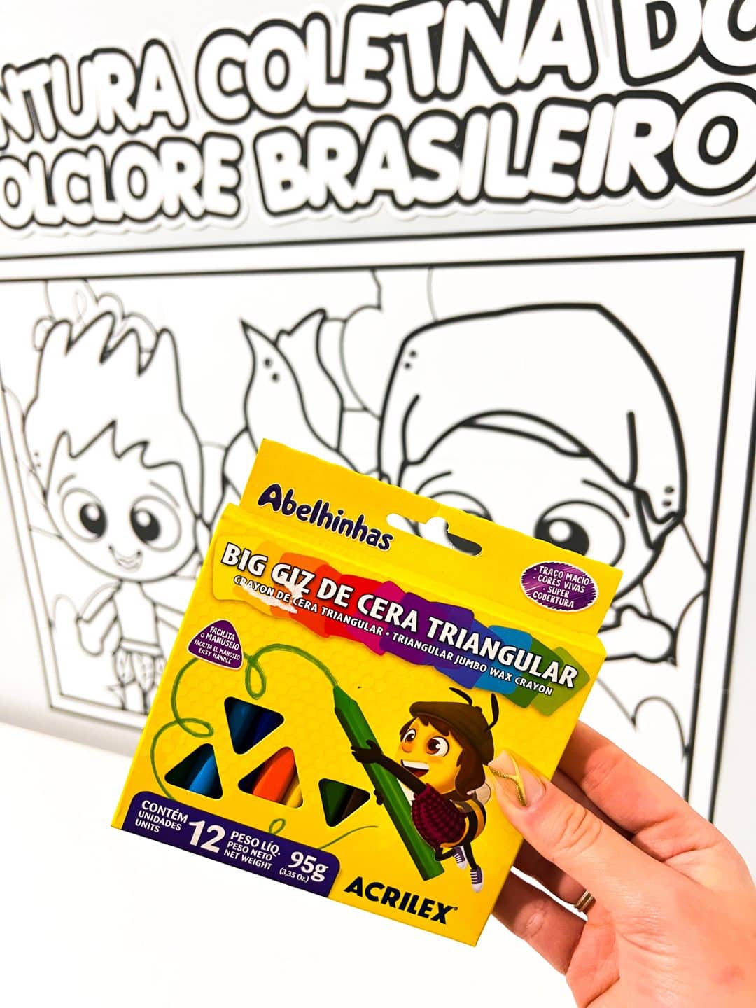 Cartaz Colaborativo do Folclore para Colorir - Imagem 2