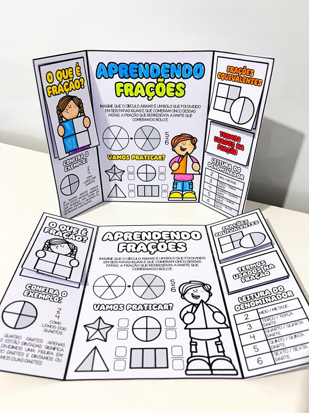 Lapbook Aprendendo Frações - Imagem 3