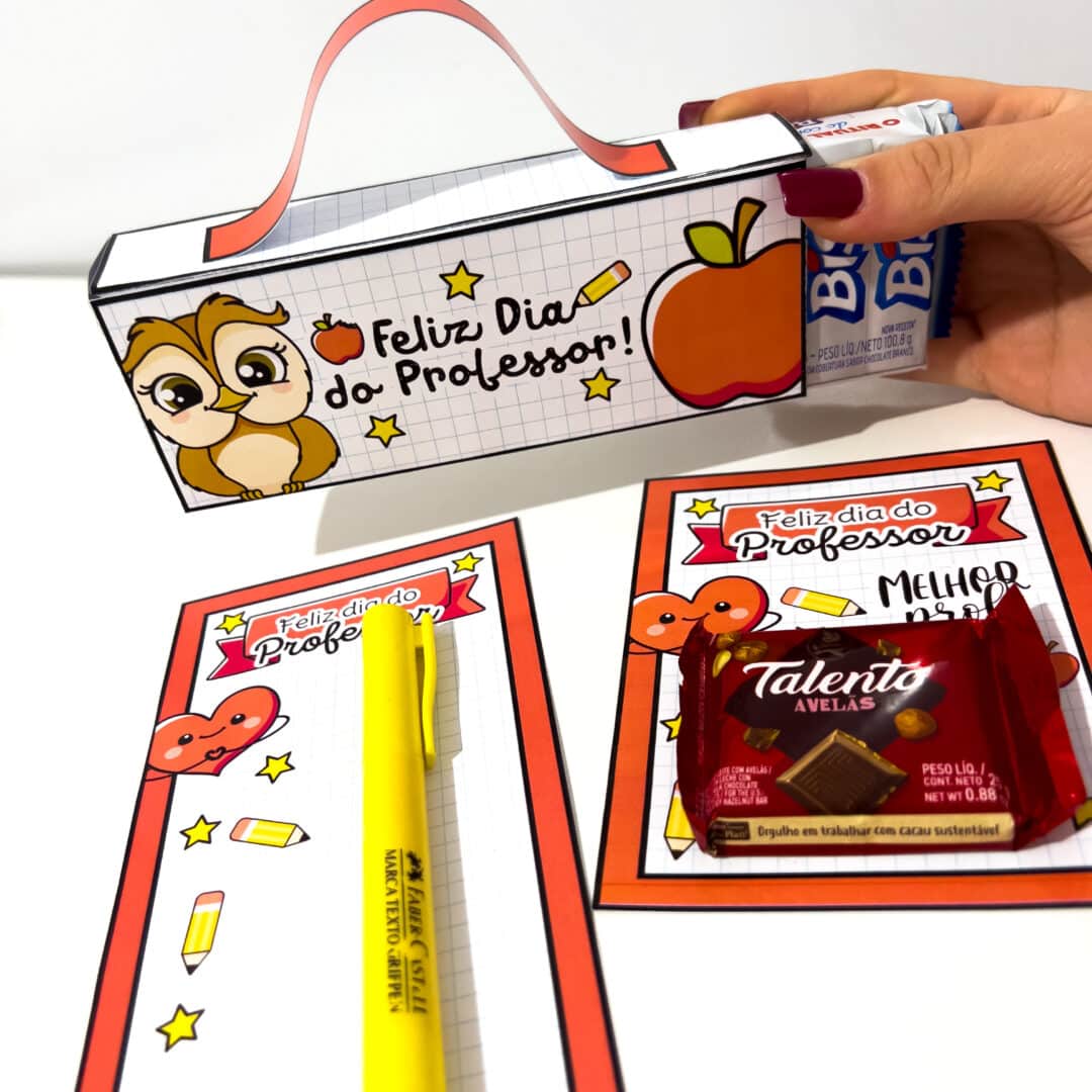 Kit Lembrancinhas Dia dos Professores