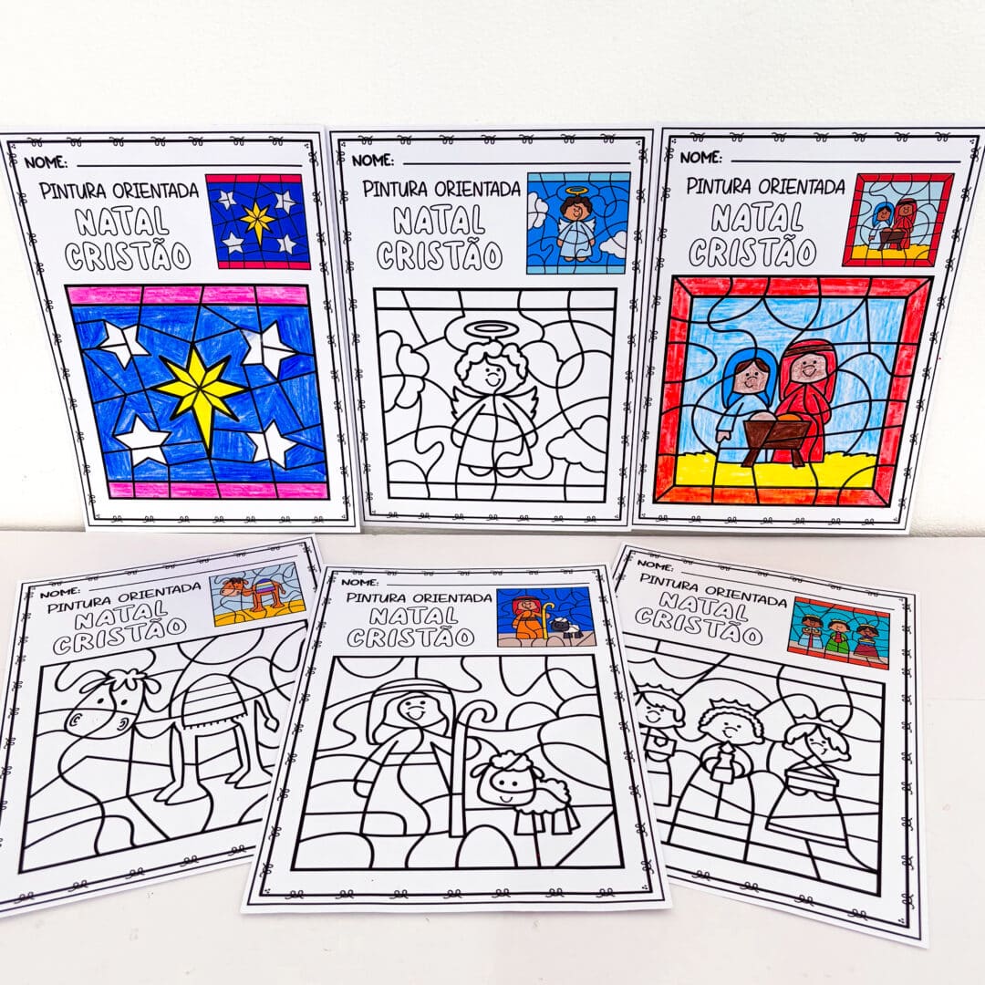 Pintura Orientada Natal Cristão