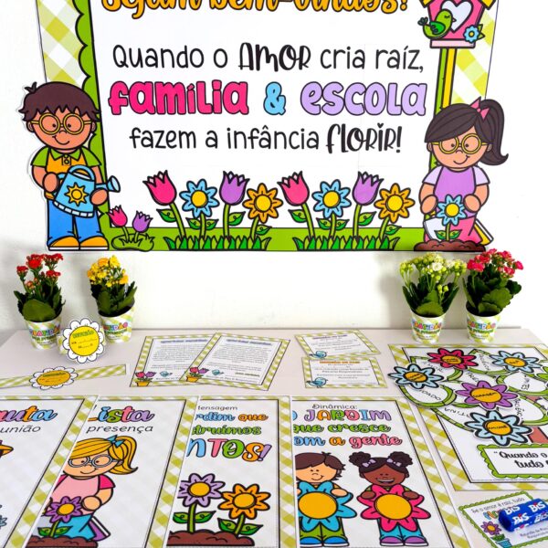 Kit Reunião de Pais Tema Florescer