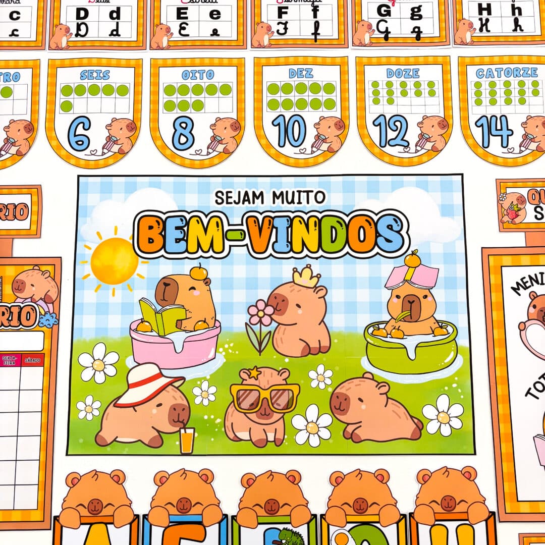 Kit Sala tema Capivara