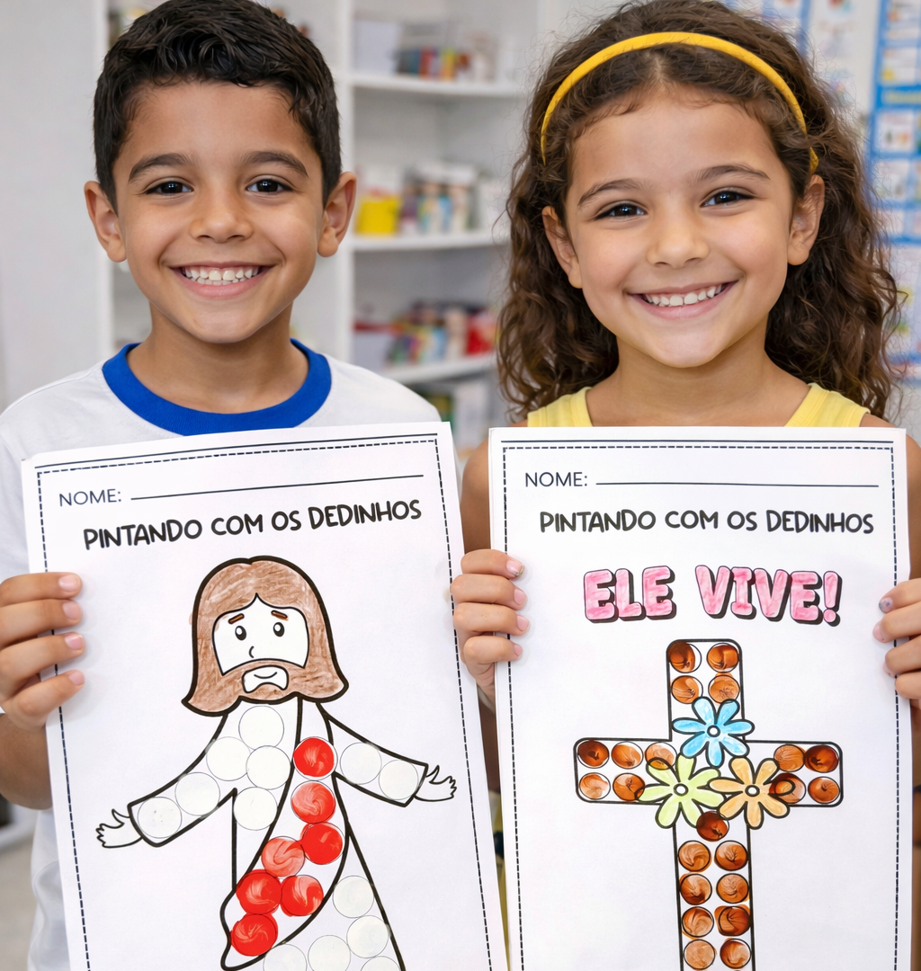 Páscoa Cristã com os Dedinhos