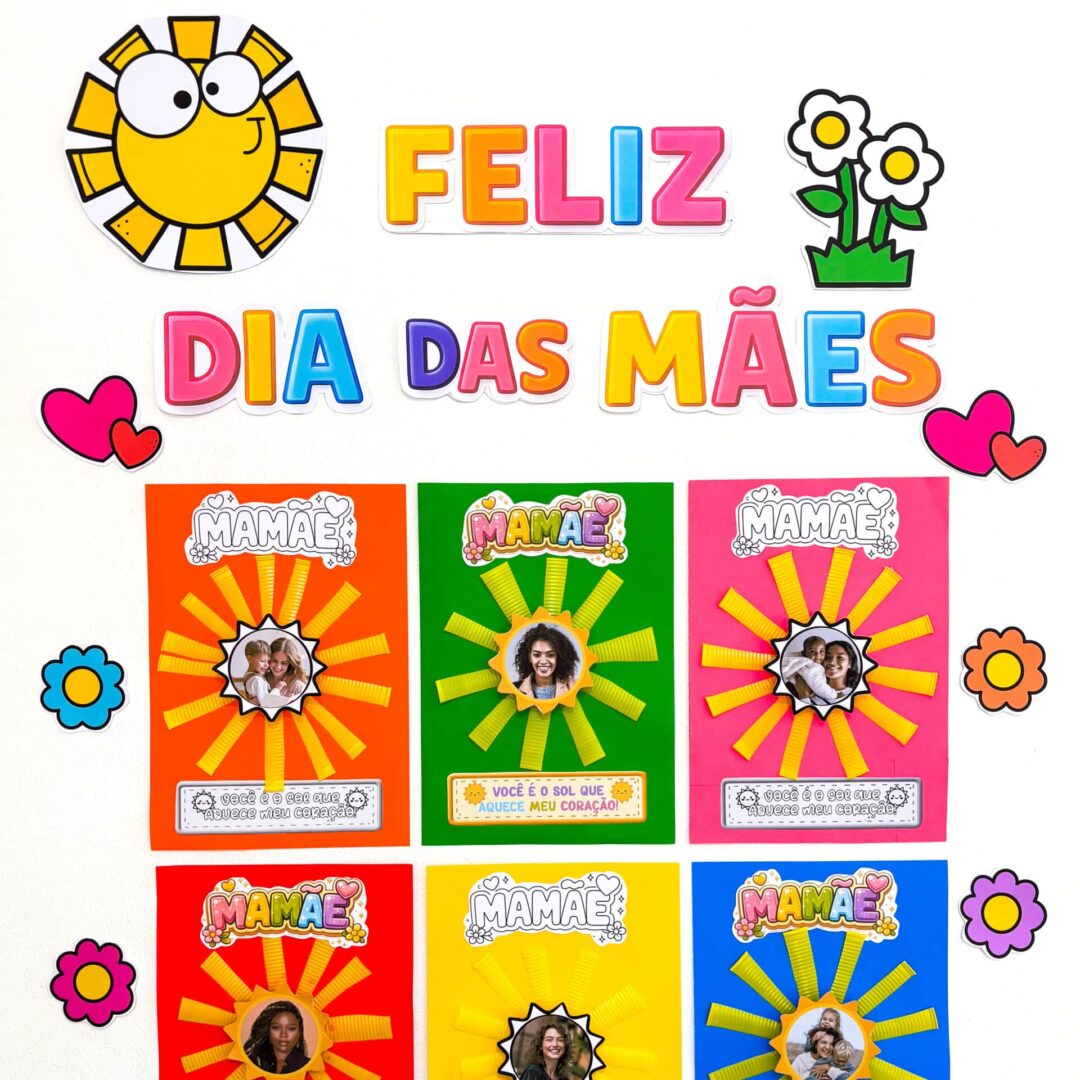 Presente Dia das Mães Sol com Foto