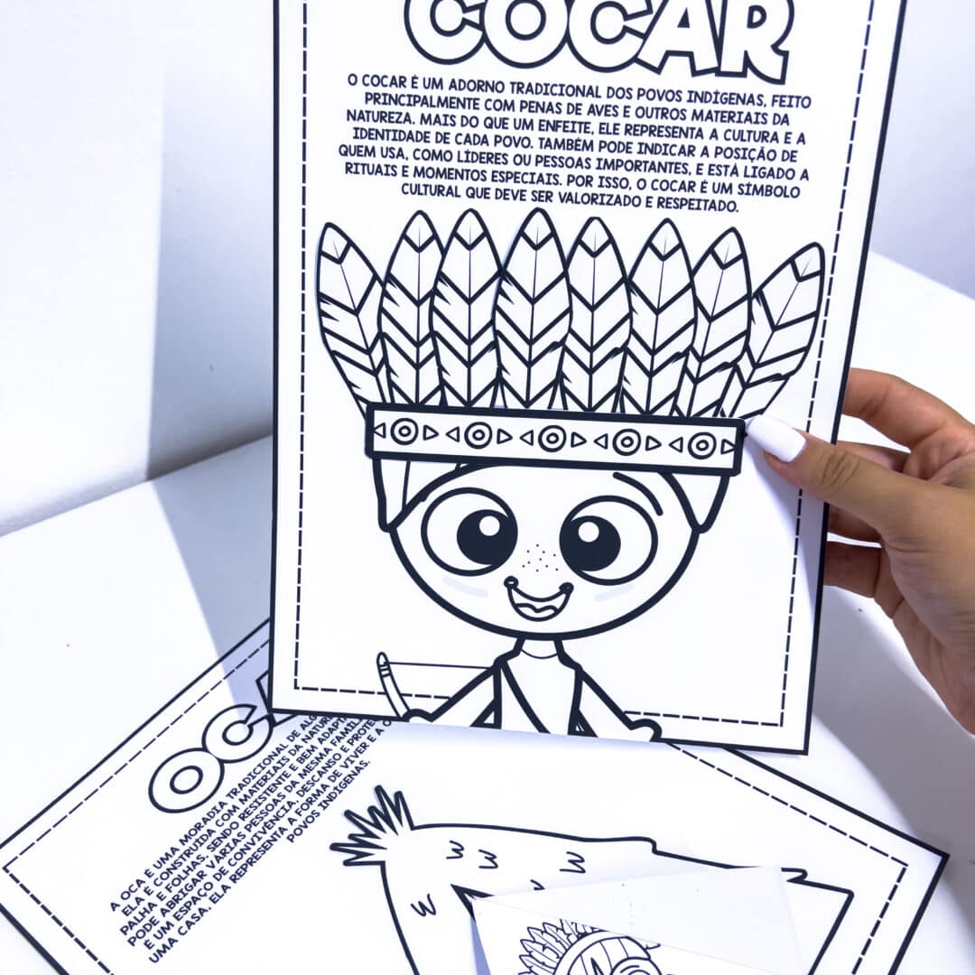 Atividade Interativa Oca e Cocar Povos Indígenas