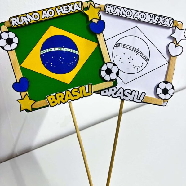 Atividade Interativa de Palitos Copa do Mundo