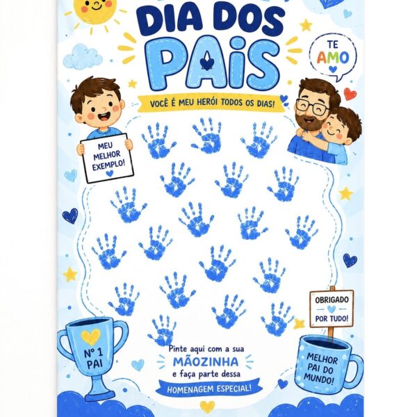 Cartaz Colaborativo Dia dos Pais Volume 2